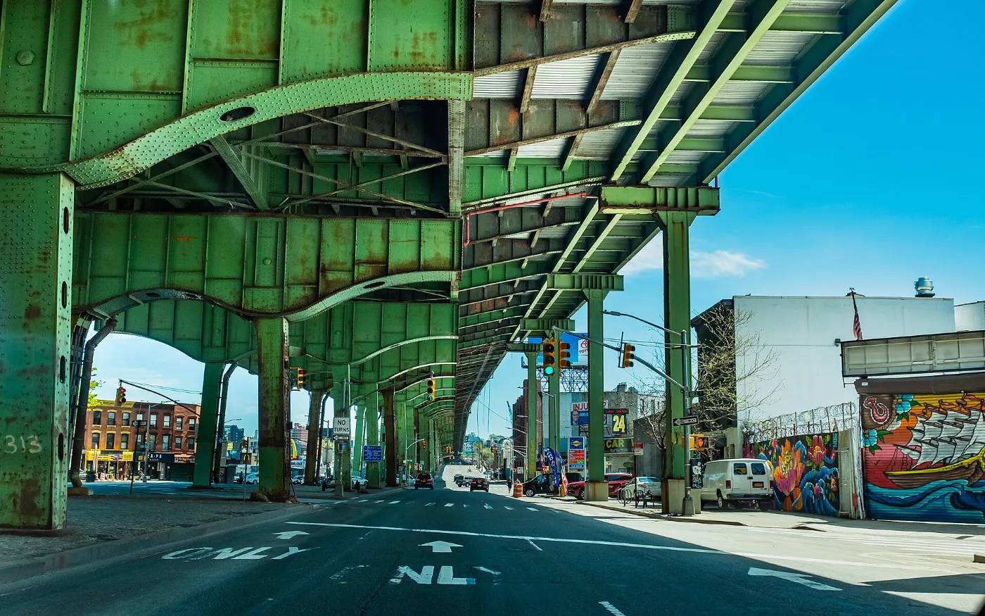 Zona de Brooklyn, Nueva York, donde tramitamos placas temporales de 30, 60 o 90 días
