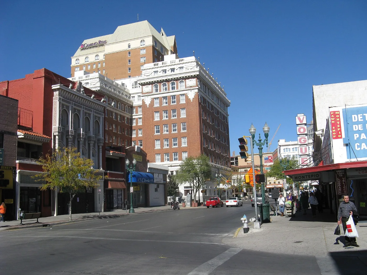 Calles de El Paso, Texas, donde tramitamos placas temporales en 20-30 minutos por WhatsApp