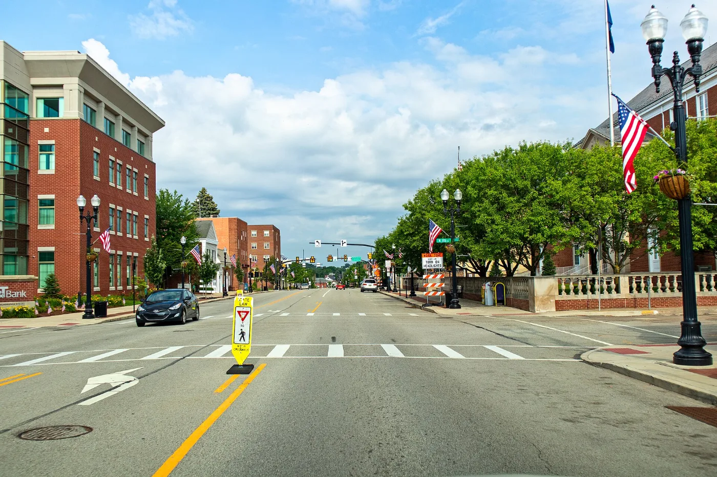 Calles de Filadelfia y Reading, Pensilvania, donde tramitamos placas temporales en 20-30 minutos por WhatsApp