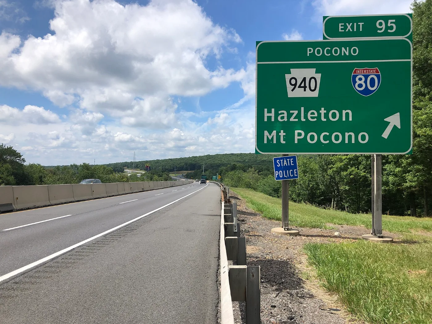 Zona de Hazleton, Pensilvania, donde tramitamos placas temporales de 30, 60 o 90 días